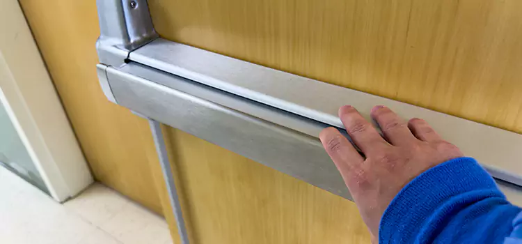Installing a Push Bar on a Door Middletown